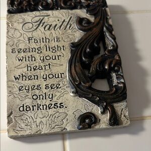 Decorative Faith Plaque with